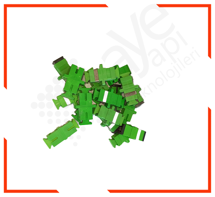SC APC SX FİBER OPTİK ADAPTÖR - Görsel 2